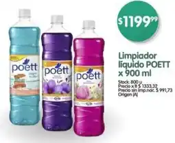 Supermercados Buenos Días Poett limpiador líquido oferta