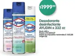 Supermercados Buenos Días Ayudín desodorante desinfectante oferta