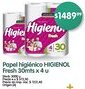Supermercados Buenos Días Higienol papel higiénico fresh oferta