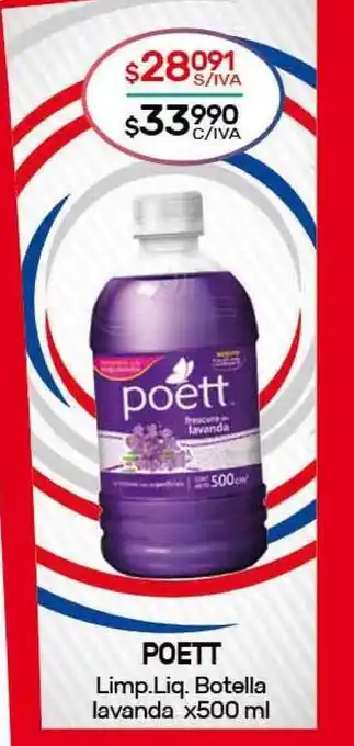 Nini Mayorista Poett Limp. Liq. Botella Lavanda x500ml oferta