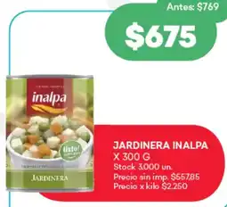 Supermercados Tadicor Inalpa jardinera oferta