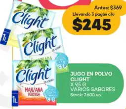 Supermercados Tadicor Clight jugo en polvo oferta