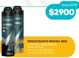 Supermercados Tadicor Rexona desodorante men oferta