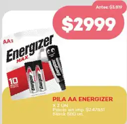 Supermercados Tadicor Energizer pila AA oferta