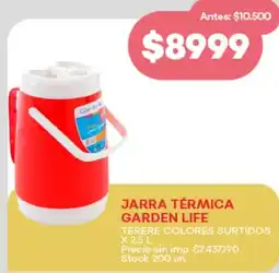 Supermercados Tadicor Garden life jarra térmica terere colores surtidos oferta