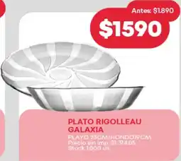 Supermercados Tadicor Plato rigolleau galaxia oferta