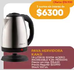 Supermercados Tadicor Hervidora kanji pava oferta