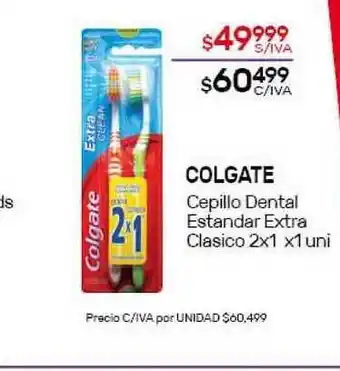 Nini Mayorista Colgate Cepillo Dental Estandar Extra Clasico 2x1 x1 uni oferta