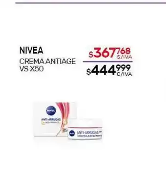 Nini Mayorista Nivea Crema Antiage Vs x50 oferta