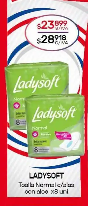 Nini Mayorista Ladysoft Toalla Norma C-als Con Aloe x8 uni oferta