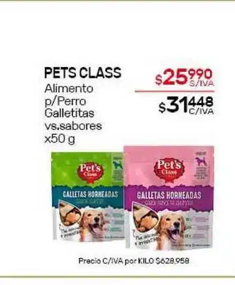 Nini Mayorista Pets Class Alimento P- Perro Galletitas x50g oferta