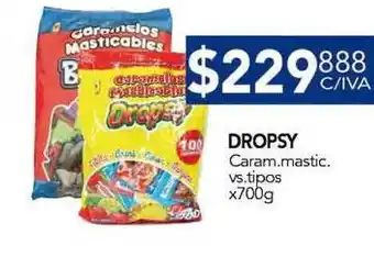 Nini Mayorista Dropsy Caram. Mastic. Vs. Tipos x700g oferta