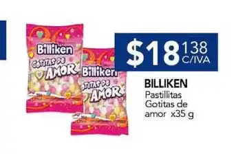 Nini Mayorista Billiken Pastillitas Gotitas De Amor x35g oferta