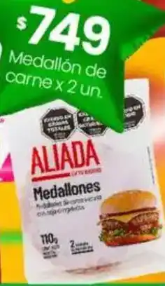 Changomas Aliada medallón de carne oferta