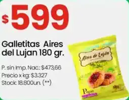 Changomas Aires del Lujan galletitas oferta