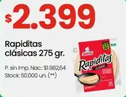 Changomas Rapiditas clasicas oferta