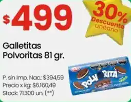 Changomas Polvoritas galletitas oferta