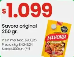 Changomas Savora original oferta