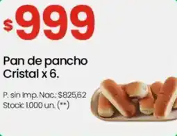 Changomas Cristal pan de pancho oferta