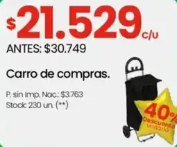 Changomas Carro de compras oferta