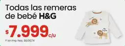 Changomas todas las remeras de bebé H&G oferta