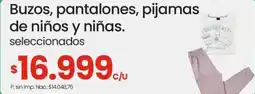 Changomas Buzos, pantalones, pijamas de niños y niñas oferta