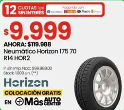 Changomas Horizon Neumático 175 70 R14 HOR2 oferta