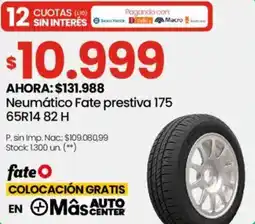 Changomas Fate neumático prestiva 175 65R14 82 H oferta