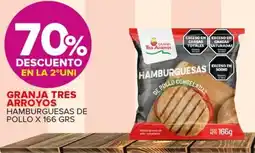 Carrefour Granja Tres Arroyos hamburguesas de pollo oferta