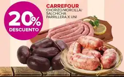 Carrefour Carrefour chorizo/morcilla/salsicha parrillera oferta