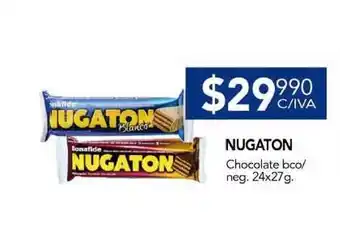 Nini Mayorista Nugaton Chocolate Bco-neg. 24x27g oferta
