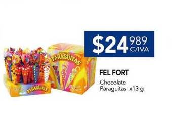 Nini Mayorista Fel Fort Chocolate Paraguitas x 13g oferta