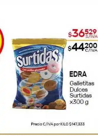 Nini Mayorista Edra Galletitas Dulces Surtidas x 300g oferta
