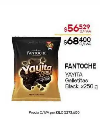 Nini Mayorista Fantoche Yayita Galletitas Black x 250g oferta
