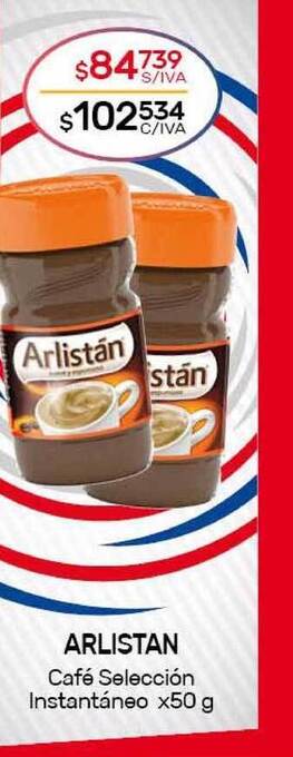 Nini Mayorista Arlistan Café Selección Instantáneo x 50g oferta