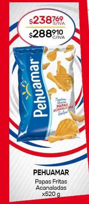 Nini Mayorista Pehuamar Papas Fritas Acanaladas x 520g oferta