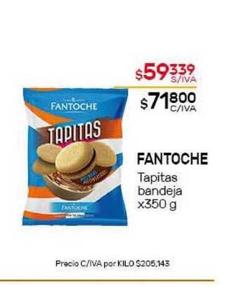 Nini Mayorista Fantoche Tapitas Bandeja x 350g oferta