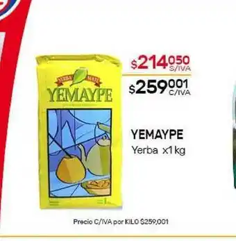 Nini Mayorista Yemaype Yerba x 1kg oferta