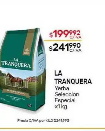 Nini Mayorista La Tranquera Yerba Seleccion Especial x 1kg oferta