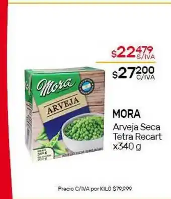 Nini Mayorista Mora Arveja Seca Tetra Recart x 340g oferta