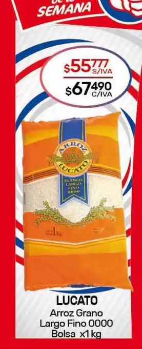 Nini Mayorista Lucato Arroz Grano Largo Fino 0000 x 1kg oferta