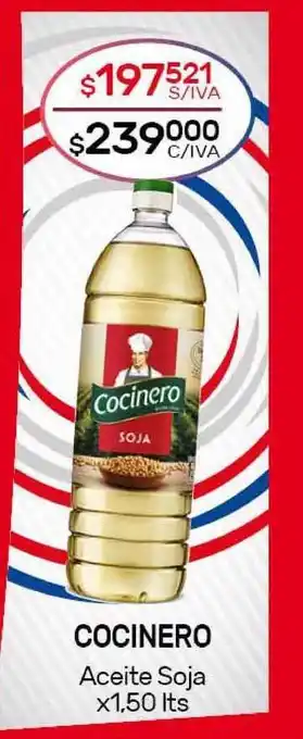 Nini Mayorista Cocinero Aceite Soja 1.50lts oferta