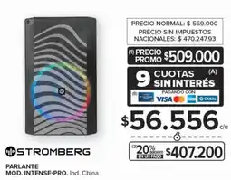 Carrefour Stromberg parlante oferta