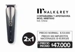 Carrefour Nalk & Rey cortabarba y afeitadora oferta