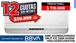 Supermayorista Vital PHILCO/Kelvinator aire acondicionado split oferta