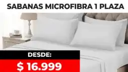 Supermayorista Vital Sabanas microfibra 1 plaza oferta