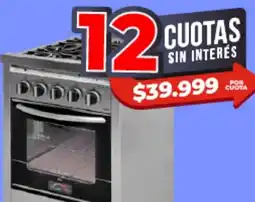 Supermayorista Vital Usman cocina industrial 4 hornallas oferta