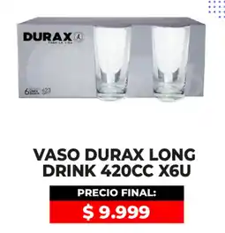 Supermayorista Vital Vaso durax long drink 420cc oferta