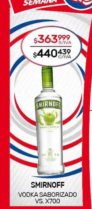 Nini Mayorista Smirnoff Vodka Saborizado vs x 700 oferta