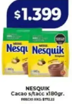 Supermayorista Vital Nesquik cacao s/tacc oferta